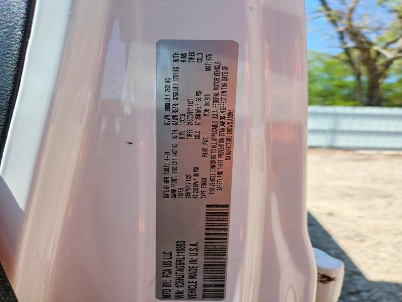 48283896 :رقم المزاد ، 1C6HJTAG6RL118893 vin ، 2024 Jeep Gladiator مزاد بيع