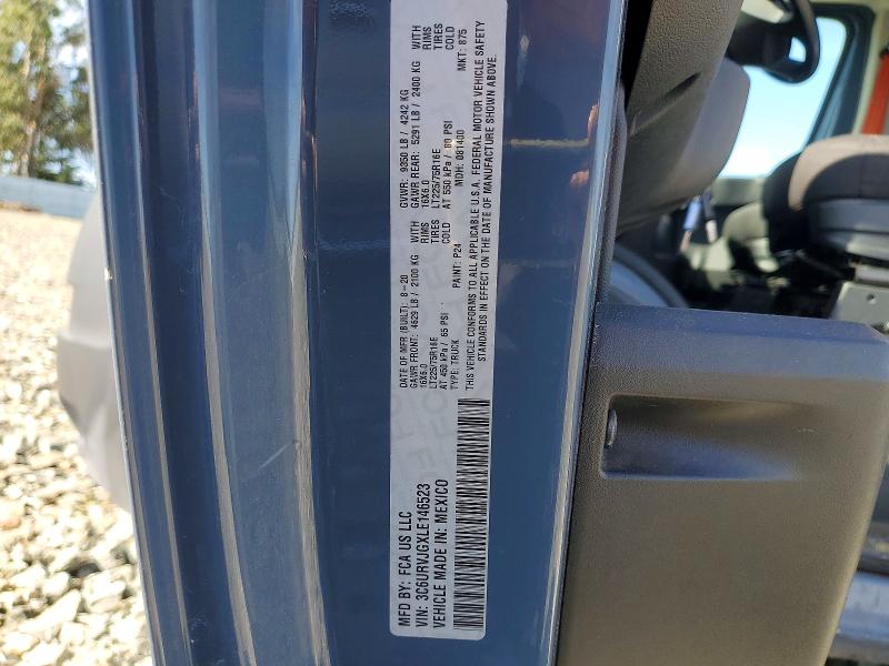 Продаж на аукціоні авто 2020 Ram Promaster 3500, vin: 3C6URVJGXLE146523, номер лоту: 86337175