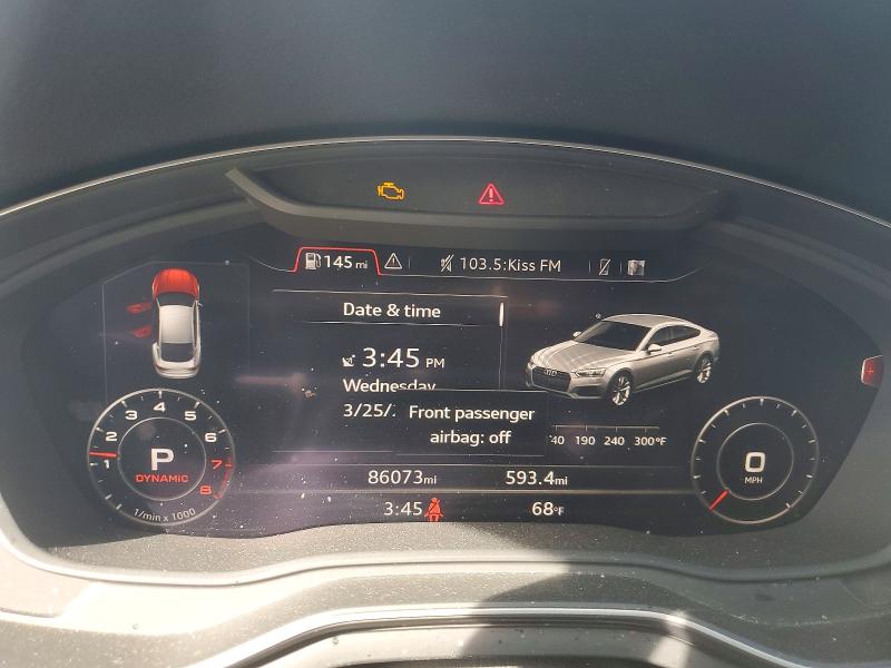 Продажа на аукционе авто 2019 Audi A5, vin: WAUENCF51KA049097, номер лота: 47381716