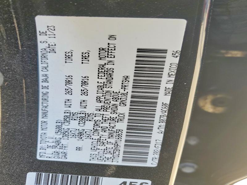 Aukcja sprzedaży 2023 Toyota Tacoma, vin: 3TMDZ5BN9PM168658, numer aukcji: 41654176