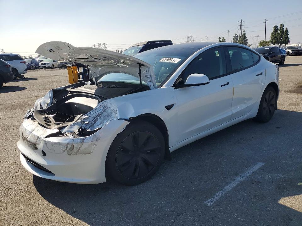 2025 Tesla Model 3 მანქანა იყიდება აუქციონზე, vin: 5YJ3E1EB8SF894073, აუქციონის ნომერი: 79496115