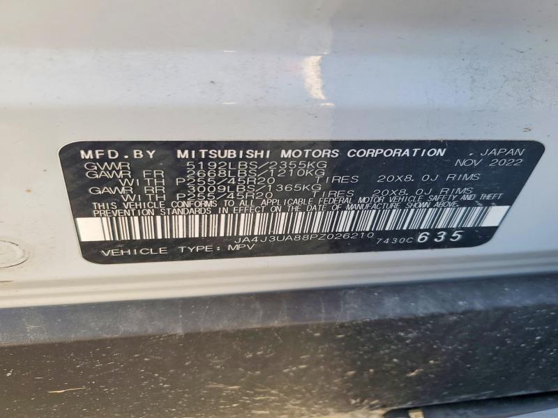 Продаж на аукціоні авто 2023 Mitsubishi Outlander, vin: JA4J3UA88PZ026210, номер лоту: 41997816