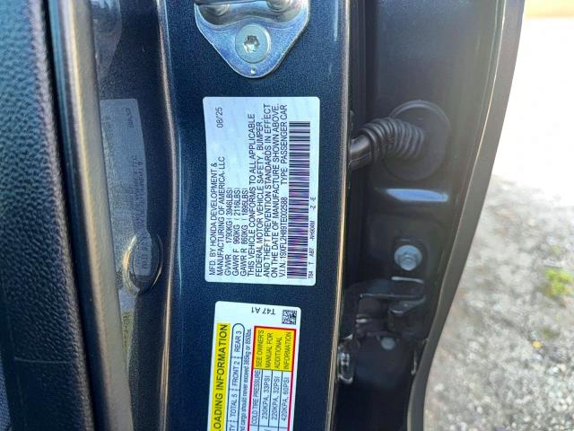 2026 Honda Civic მანქანა იყიდება აუქციონზე, vin: 19XFL2H89TE002588, აუქციონის ნომერი: 47082986