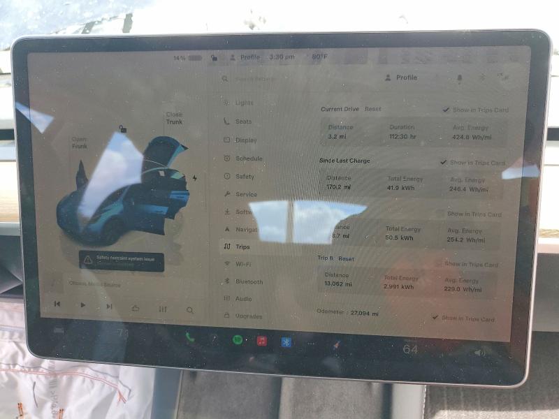 2024 Tesla Model Y მანქანა იყიდება აუქციონზე, vin: 7SAYGDED0RA329636, აუქციონის ნომერი: 46037556