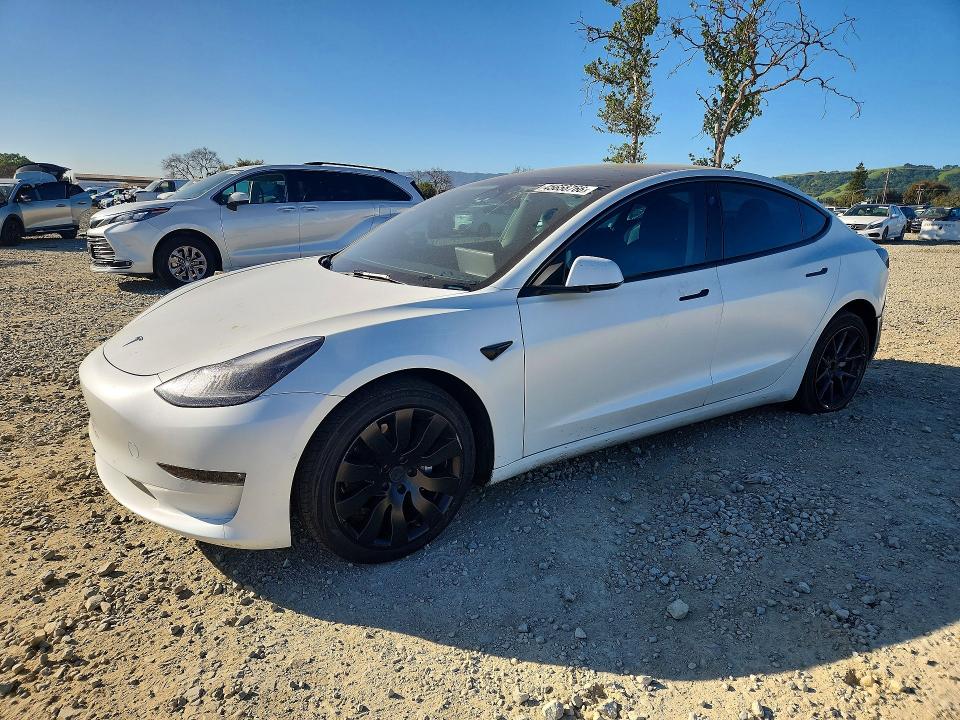 45658766 :رقم المزاد ، 5YJ3E1EB2MF097188 vin ، 2021 Tesla Model 3 مزاد بيع