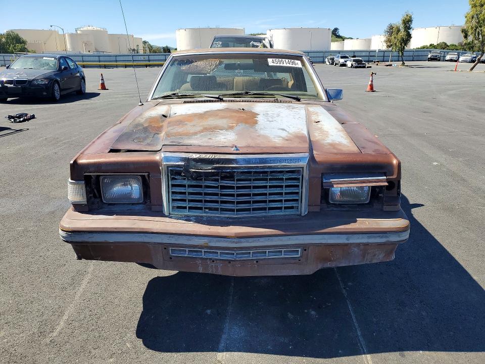45991496 :رقم المزاد ، 0G87D186466 vin ، 1980 Ford Thunderbird مزاد بيع