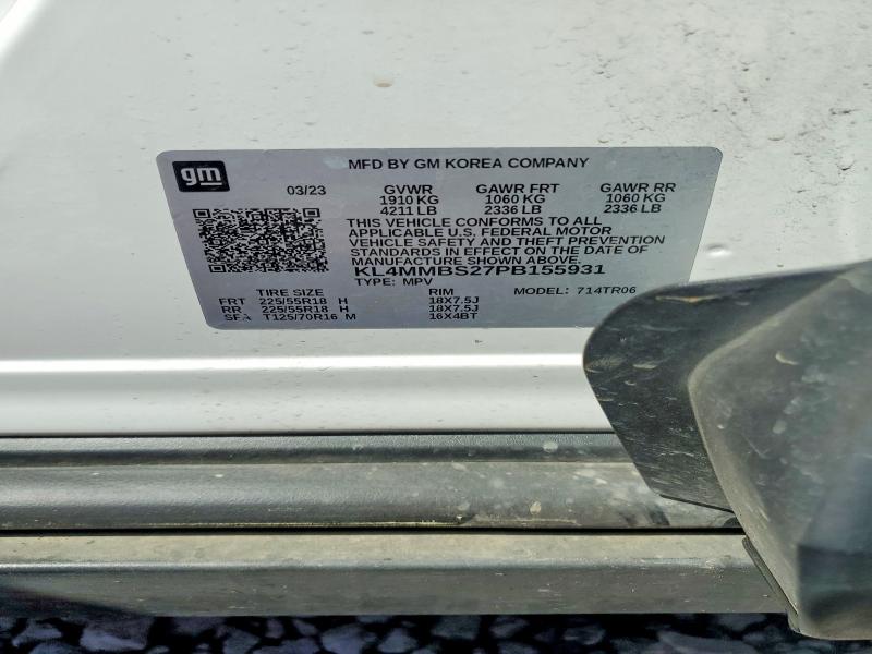 Продаж на аукціоні авто 2023 Buick Encore Gx, vin: KL4MMBS27PB155931, номер лоту: 45966666