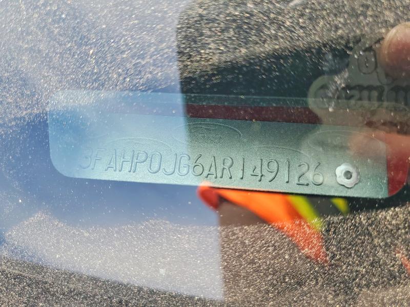 46889256 :رقم المزاد ، 3FAHP0JG6AR149126 vin ، 2010 Ford Fusion مزاد بيع