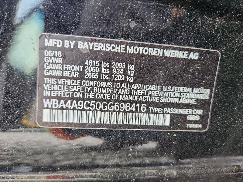 Aukcja sprzedaży 2016 Bmw 428, vin: WBA4A9C50GG696416, numer aukcji: 47946026