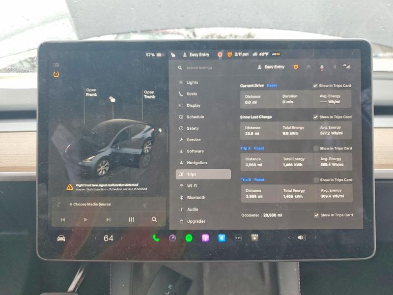 2024 Tesla Model Y მანქანა იყიდება აუქციონზე, vin: 7SAYGDEE7RA218266, აუქციონის ნომერი: 46905136
