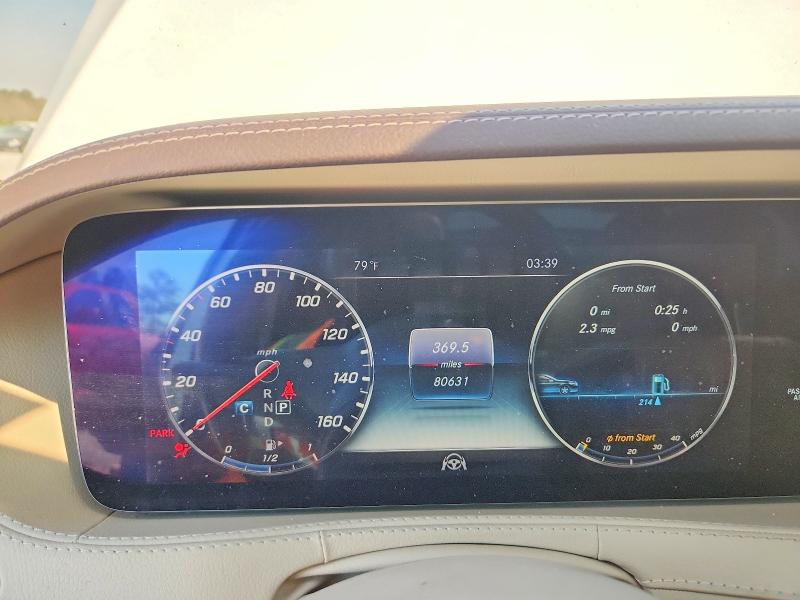 2019 Mercedes-benz S მანქანა იყიდება აუქციონზე, vin: WDDUG8DB0KA453674, აუქციონის ნომერი: 47044596