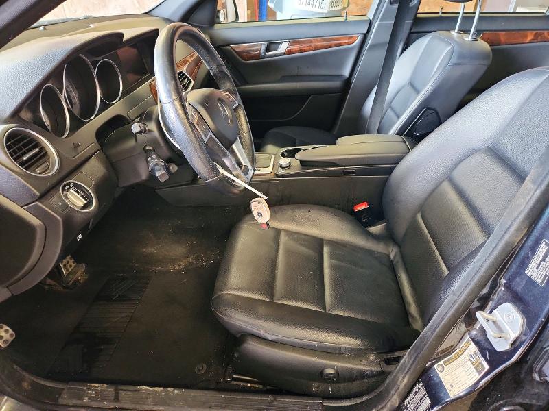 46651486 :رقم المزاد ، WDDGF8BBXCR199445 vin ، 2012 Mercedes-benz C مزاد بيع