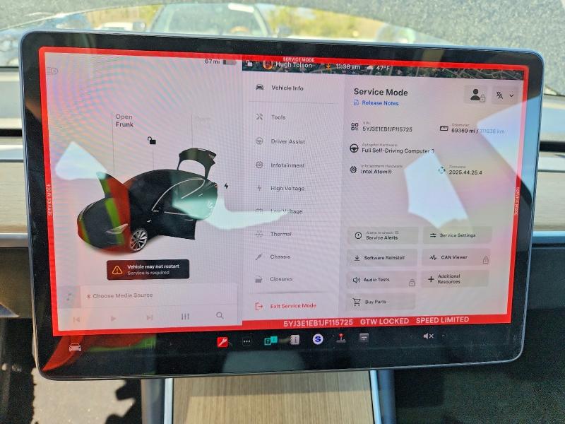 41743556 :رقم المزاد ، 5YJ3E1EB1JF115725 vin ، 2018 Tesla Model 3 مزاد بيع