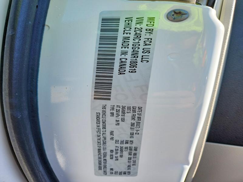 Aukcja sprzedaży 2022 Chrysler Pacifica, vin: 2C4RC1GG4NR180619, numer aukcji: 41752966