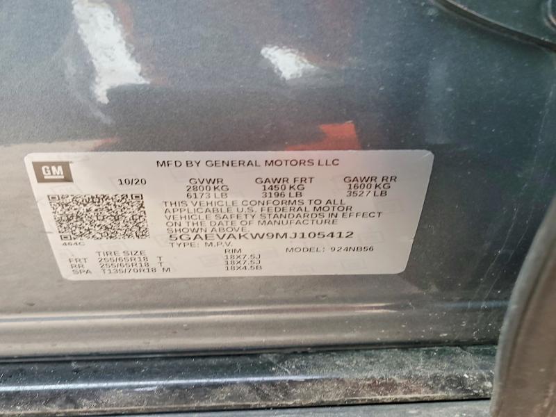 Продаж на аукціоні авто 2021 Buick Enclave, vin: 5GAEVAKW9MJ105412, номер лоту: 47254476