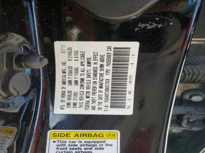 Auction sale of the 2011 Acura Tl, vin: 19UUA8F28BA007606, lot number: 46698746