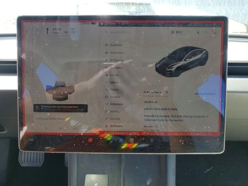 Aukcja sprzedaży 2021 Tesla Model Y, vin: 5YJ3E1EA9SF027949, numer aukcji: 45951956