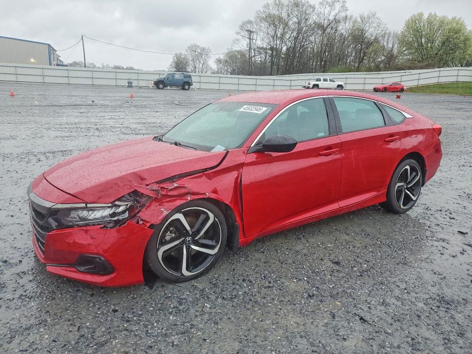 Продажа на аукционе авто 2021 Honda Accord, vin: 1HGCV1F3XMA080642, номер лота: 45932946