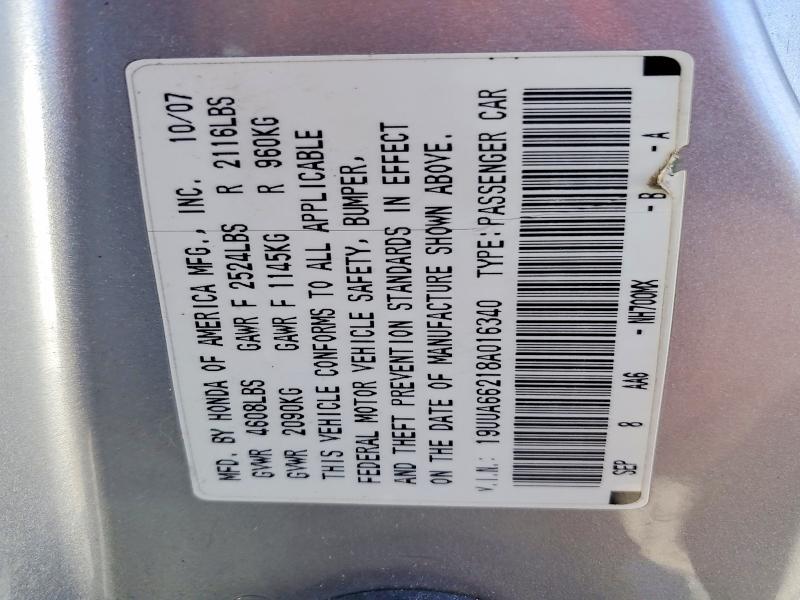Продаж на аукціоні авто 2008 Acura Tl, vin: 19UUA66218A016340, номер лоту: 46166936