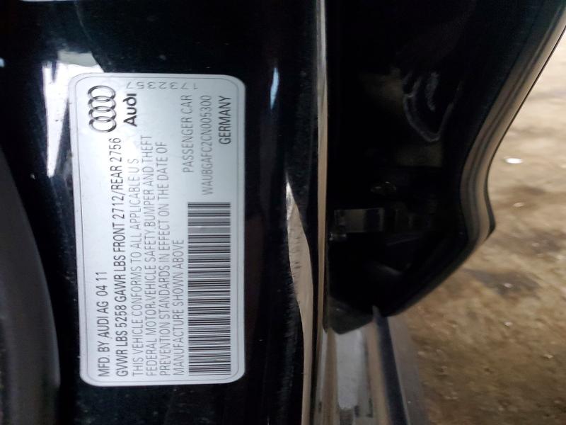 Aukcja sprzedaży 2012 Audi A6, vin: WAUBGAFC2CN005300, numer aukcji: 48192036