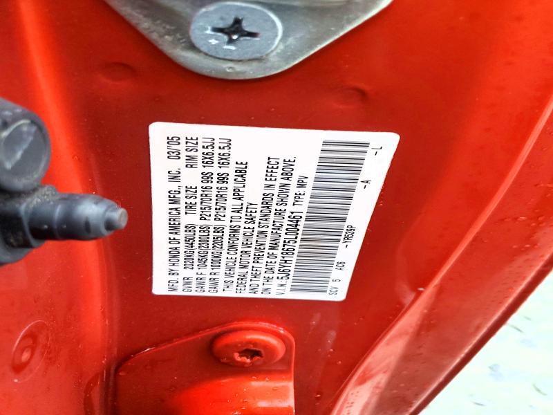 Aukcja sprzedaży 2005 Honda Element, vin: 5J6YH18675L004461, numer aukcji: 46158406