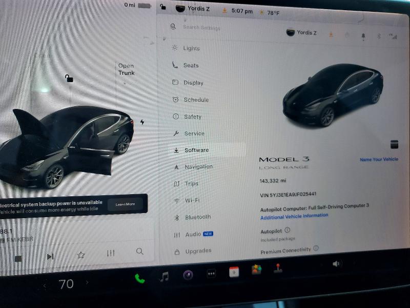 Продаж на аукціоні авто 2018 Tesla Model 3, vin: 5YJ3E1EA9JF025441, номер лоту: 45654406