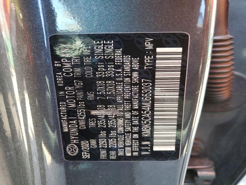 Aukcja sprzedaży 2021 Hyundai Kona, vin: KM8K5CA54MU663037, numer aukcji: 45950076