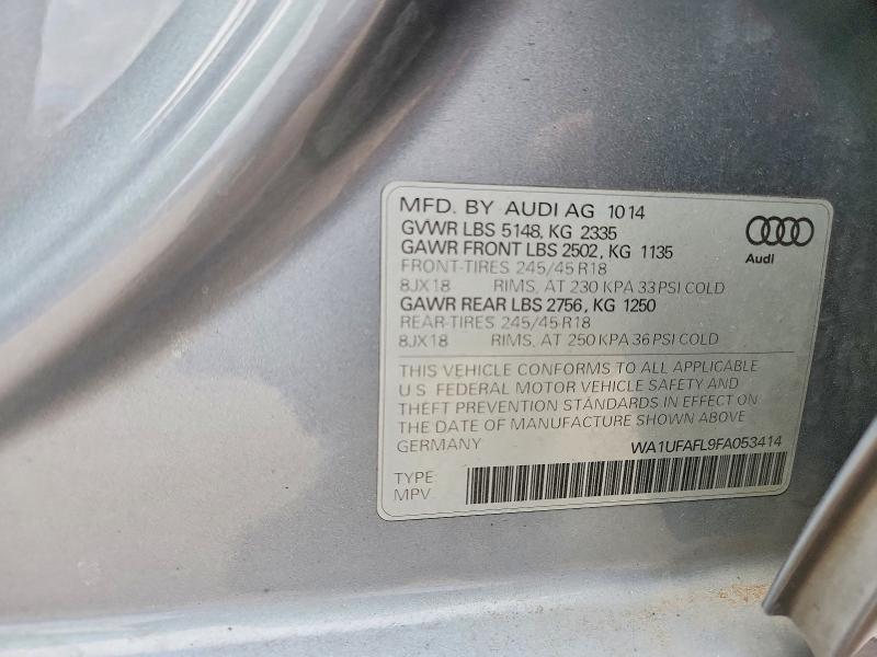 Aukcja sprzedaży 2015 Audi A4 Allroad, vin: WA1UFAFL9FA053414, numer aukcji: 47547046
