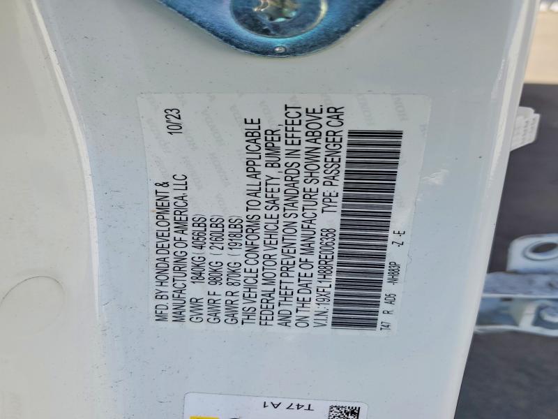 Продажа на аукционе авто 2024 Honda Civic, vin: 19XFL1H88RE006358, номер лота: 47270916