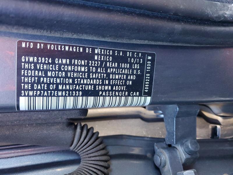 45968086 :رقم المزاد ، 3VWFP7AT7EM621339 vin ، 2014 Volkswagen Beetle مزاد بيع