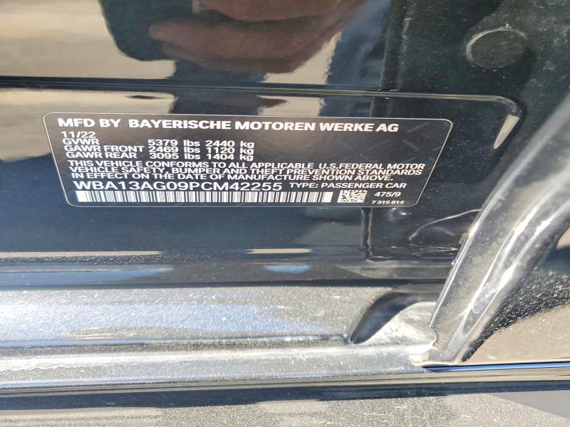 Продаж на аукціоні авто 2023 Bmw 530e, vin: WBA13AG09PCM42255, номер лоту: 46949456