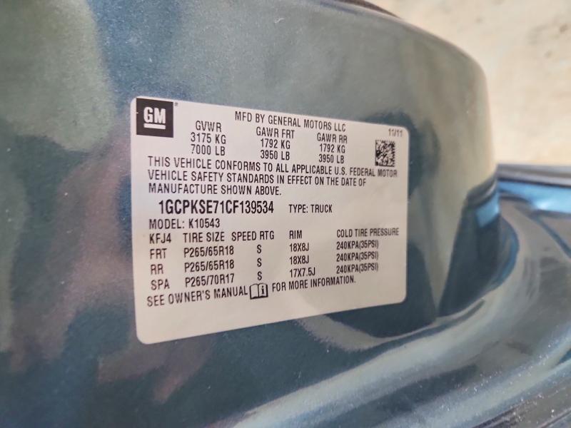 Aukcja sprzedaży 2012 Chevrolet Silverado, vin: 1GCPKSE71CF139534, numer aukcji: 47439316