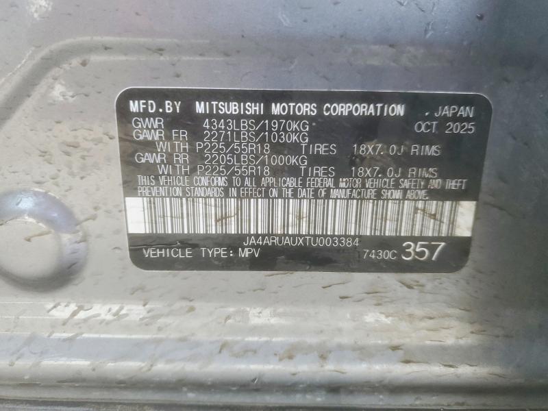 Продаж на аукціоні авто 2026 Mitsubishi Outlander Sport, vin: JA4ARUAUXTU003384, номер лоту: 47635706