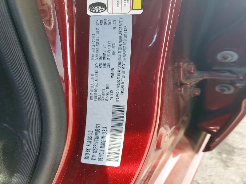 Продажа на аукционе авто 2021 Ram 1500, vin: 1C6RREFT4MN609121, номер лота: 46495036
