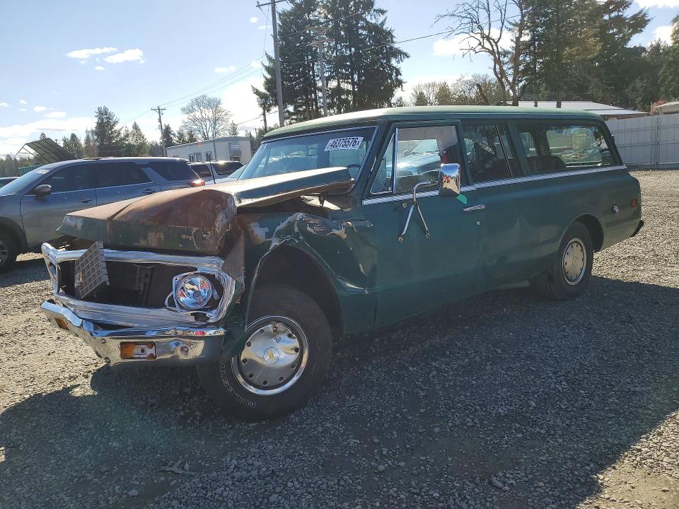 Aukcja sprzedaży 1971 Chev C20 Suburban Custom Delux, vin: CE261Z608733, numer aukcji: 46375576
