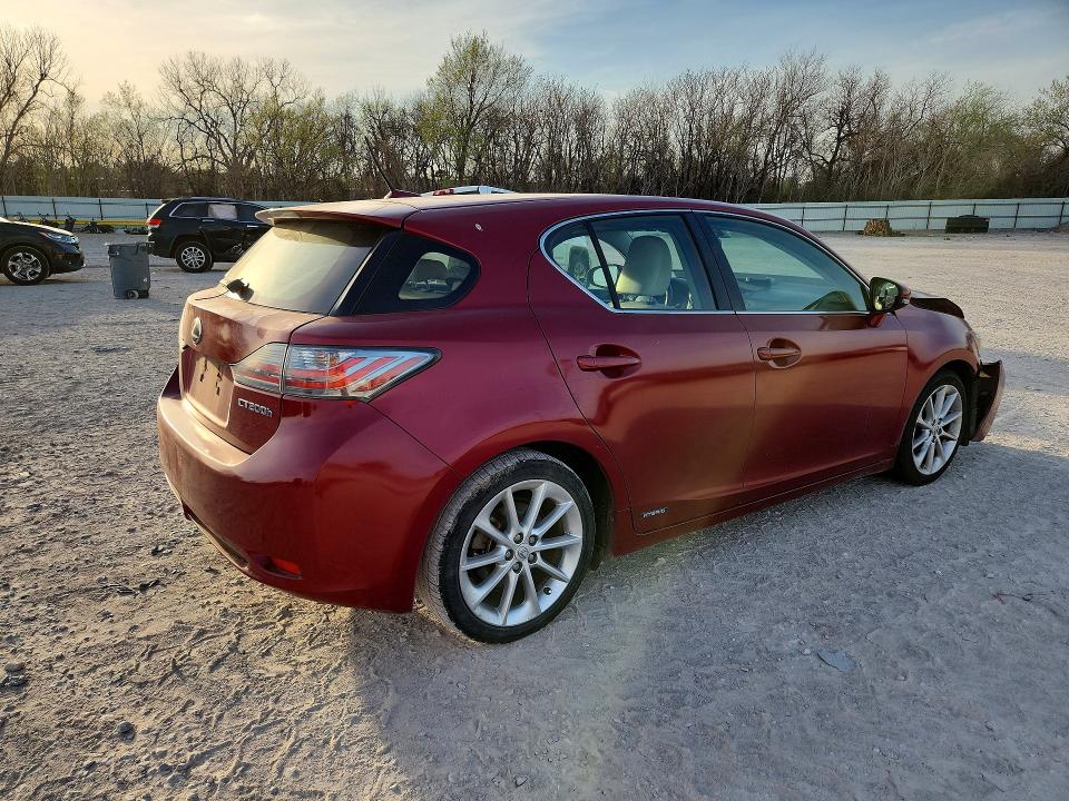 2012 Lexus Ct 200h მანქანა იყიდება აუქციონზე, vin: JTHKD5BH2C2116238, აუქციონის ნომერი: 46997386