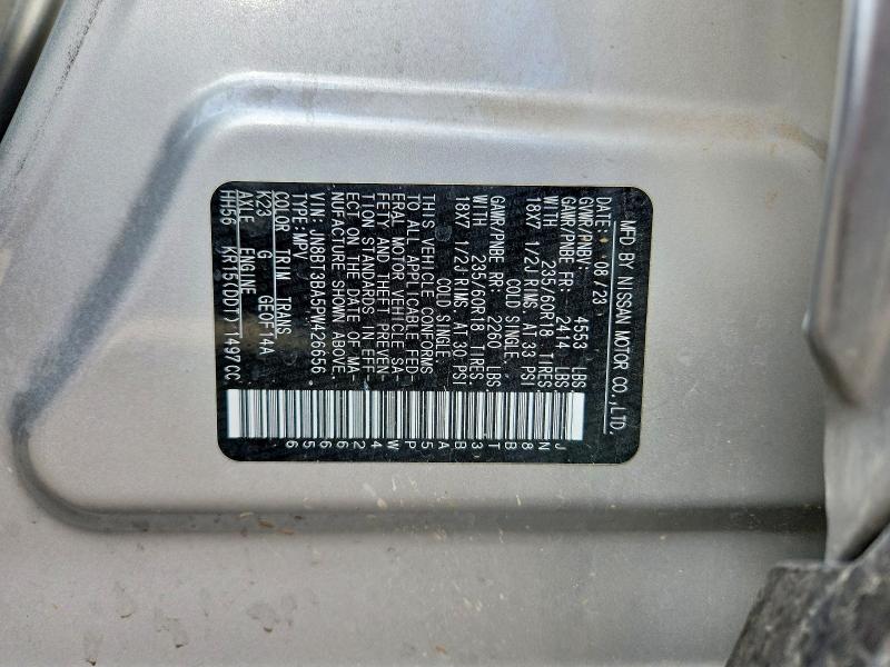 Продаж на аукціоні авто 2023 Nissan Rogue, vin: JN8BT3BA5PW426656, номер лоту: 51074476