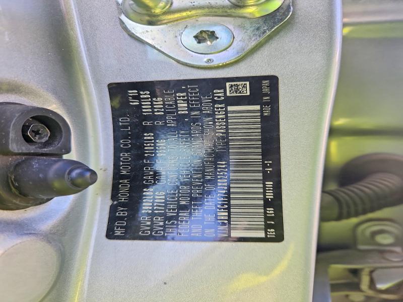 Продаж на аукціоні авто 2018 Honda Civic, vin: JHMFC1F74JX025244, номер лоту: 47449836