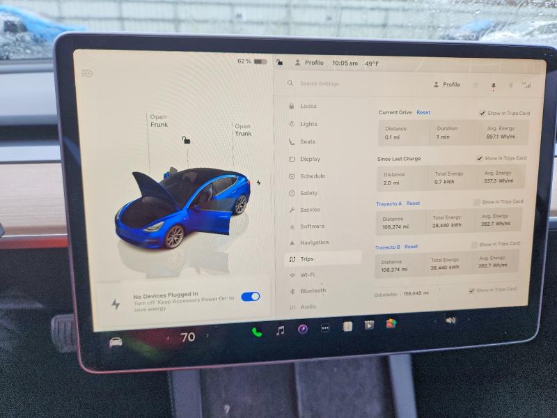 41958806 :رقم المزاد ، 5YJ3E1EA4NF369846 vin ، 2022 Tesla Model 3 مزاد بيع