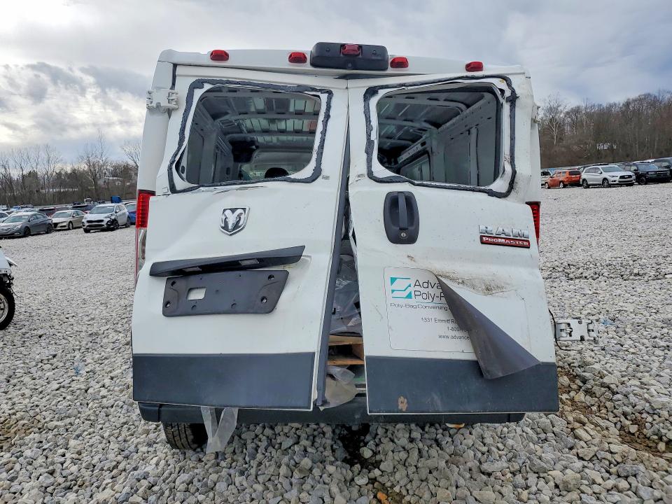 47401906 :رقم المزاد ، 3C6TRVAGXKE530523 vin ، 2019 Ram Promaster 1500 مزاد بيع