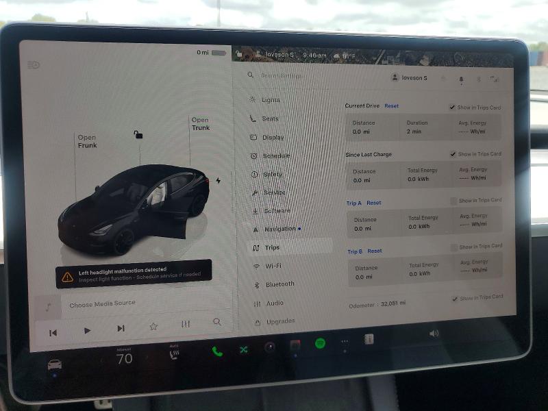 Aukcja sprzedaży 2023 Tesla Model 3, vin: 5YJ3E1EC0PF696328, numer aukcji: 45797796