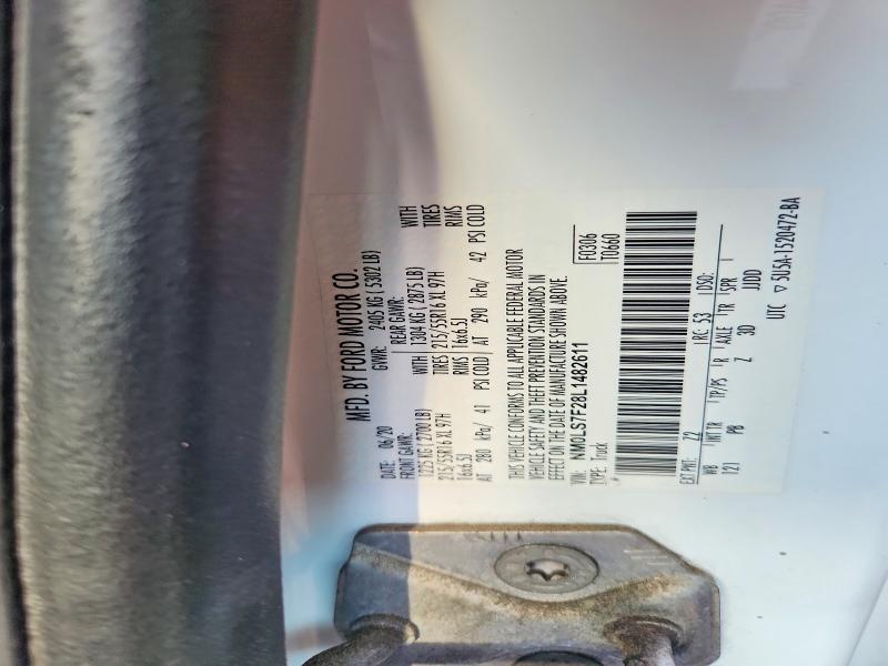 47300756 :رقم المزاد ، NM0LS7F28L1482611 vin ، 2020 Ford Transit Connect مزاد بيع