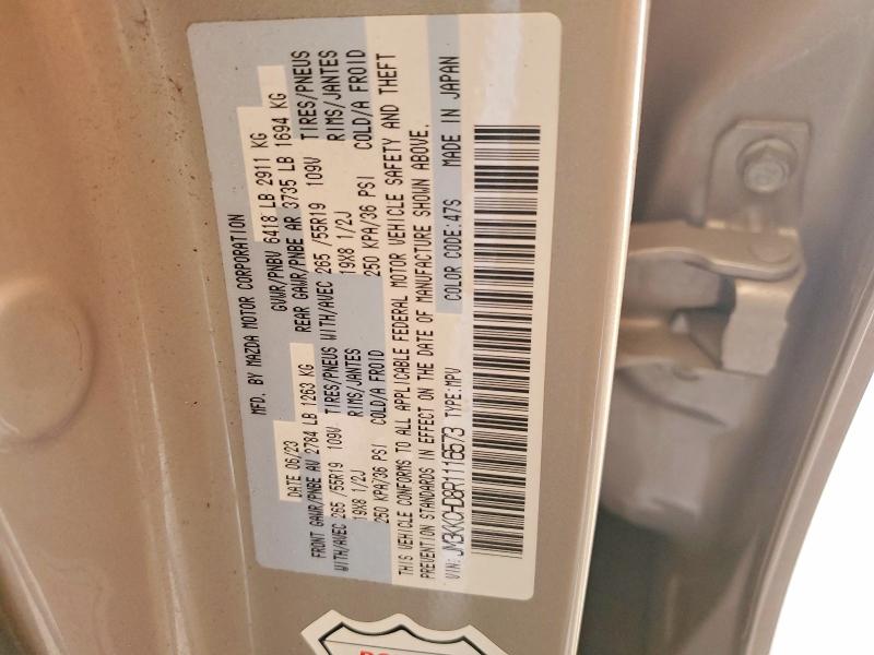 Aukcja sprzedaży 2024 Mazda Cx-90, vin: JM3KKCHD8R1116573, numer aukcji: 47276026