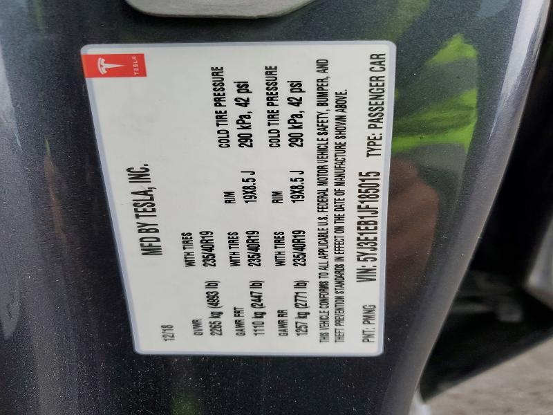 Aukcja sprzedaży 2018 Tesla Model 3, vin: 5YJ3E1EB1JF185015, numer aukcji: 48243346