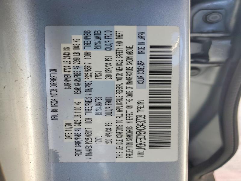 45997846 :رقم المزاد ، JM3KFBCM5M0343708 vin ، 2021 Mazda Cx-5 مزاد بيع
