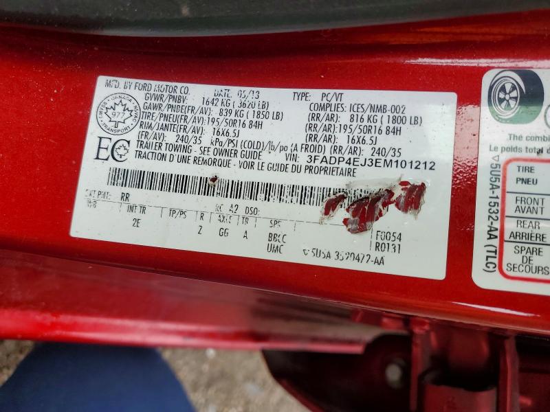 Продажа на аукционе авто 2014 Ford Fiesta, vin: 3FADP4EJ3EM101212, номер лота: 48104166
