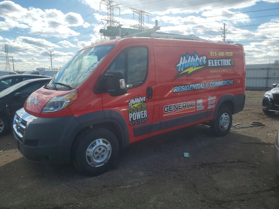 47021876 :رقم المزاد ، 3C6TRVAG7JE150344 vin ، 2018 Ram Promaster 1500 مزاد بيع