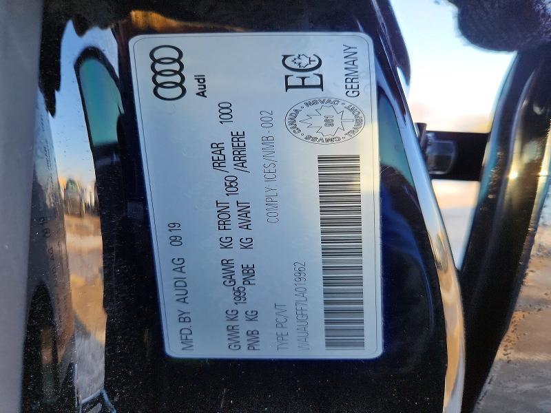Продажа на аукционе авто 2020 Audi A3, vin: WAUAUGFF7LA019962, номер лота: 78986175