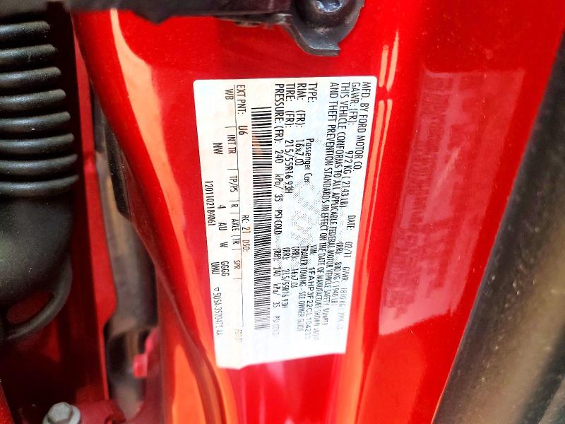 Aukcja sprzedaży 2012 Ford Focus, vin: 1FAHP3F22CL104233, numer aukcji: 47031146