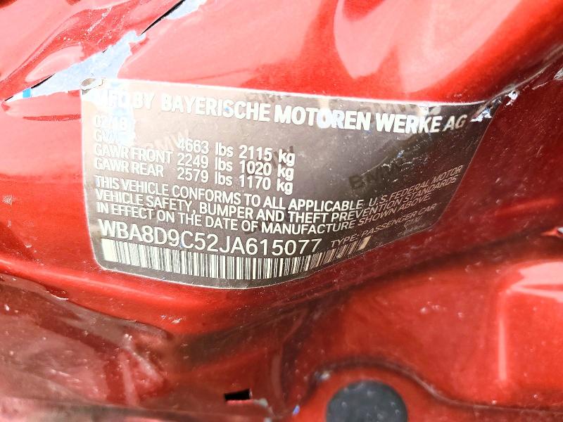 Продаж на аукціоні авто 2018 Bmw 330, vin: WBA8D9C52JA615077, номер лоту: 46809966